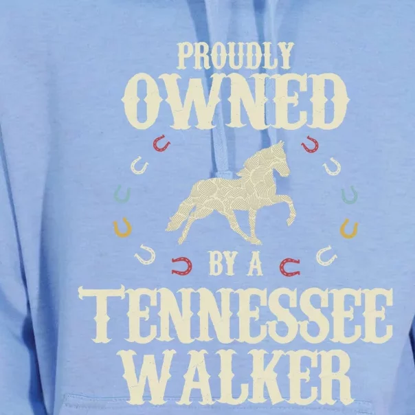 Proudly Owned By A Horse Father Mother Tennessee Walker Cool Gift Unisex Surf Hoodie