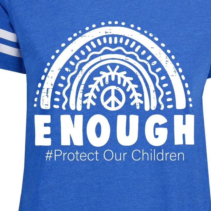 Protect Our Children End Gun Violence Awareness We Wear Orange Enza Ladies Jersey Football T-Shirt