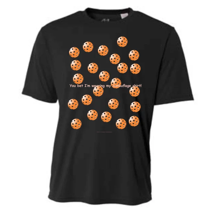 Pickleball Orange Camouflauge Shirt! Cooling Performance Crew T-Shirt