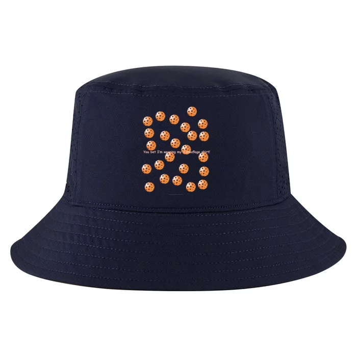 Pickleball Orange Camouflauge Shirt! Cool Comfort Performance Bucket Hat