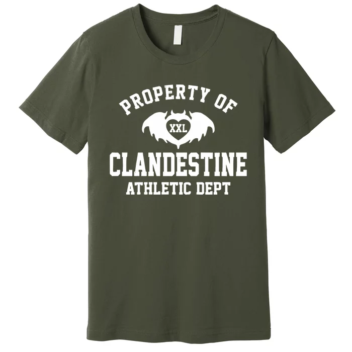 Property Of Clandestine Athletic Dept Xxl Premium T-Shirt