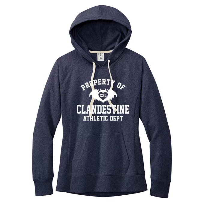 Property Of Clandestine Athletic Dept Xxl Women's Fleece Hoodie