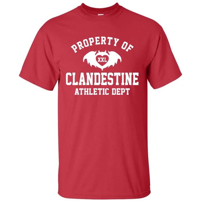 Property Of Clandestine Athletic Dept Xxl Tall T-Shirt