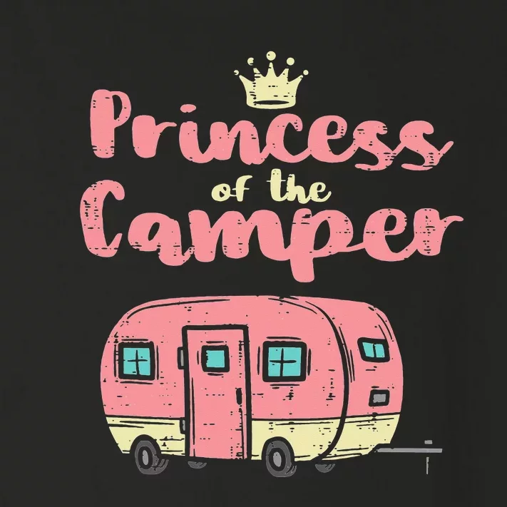 Princess Of Camper Cute Camping Van Trailer RV Toddler Long Sleeve Shirt