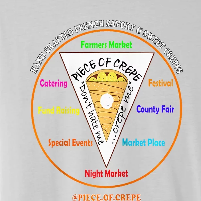 Piece Of Crepe Merch Raglan Baseball ChromaSoft Performance T-Shirt