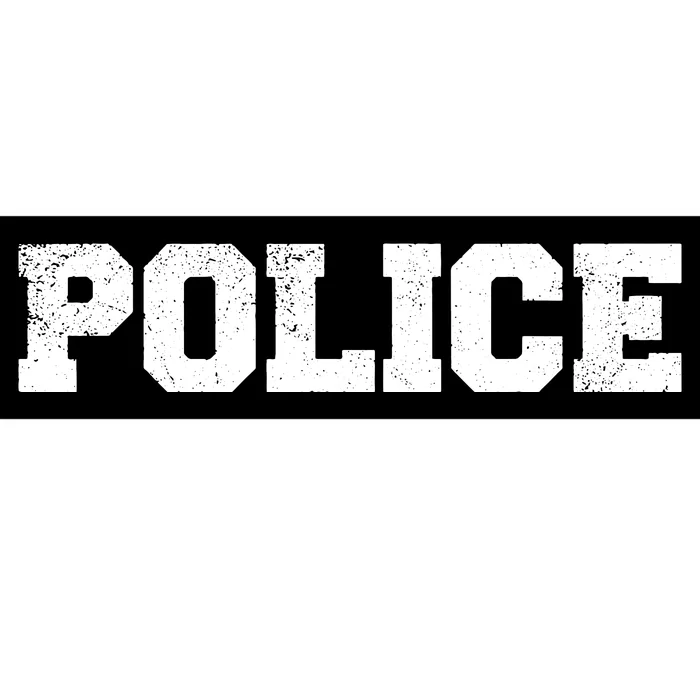 Police Officer Costume Apparel Swat Team Bumper Sticker