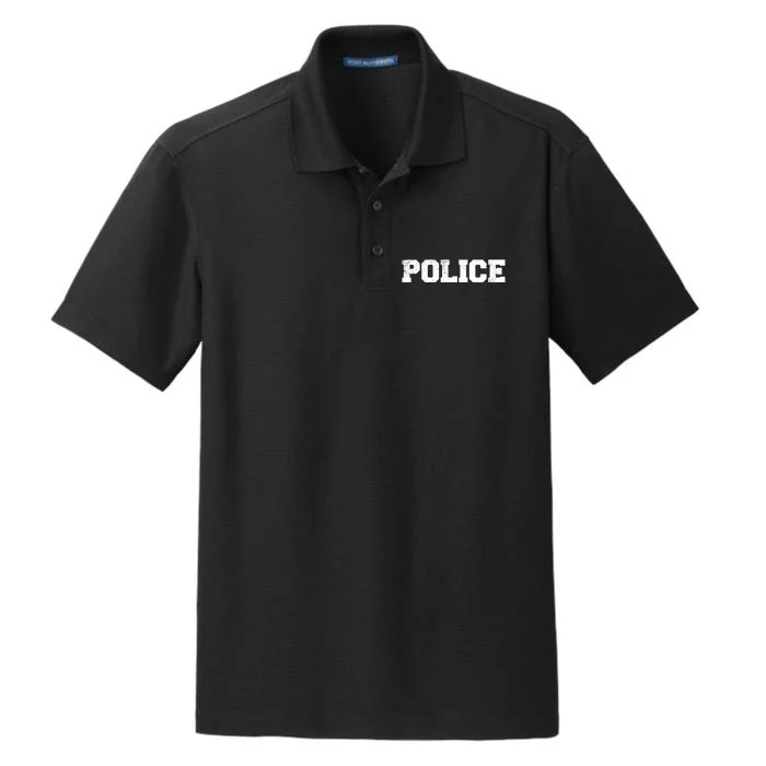 Police Officer Costume Apparel Swat Team Dry Zone Grid Performance Polo