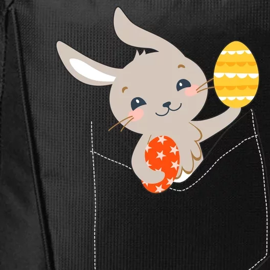 Pocket Easter Bunny City Backpack