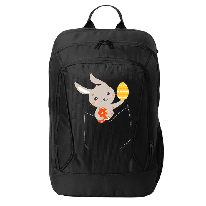 Pocket Easter Bunny City Backpack