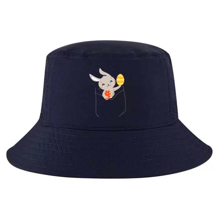 Pocket Easter Bunny Cool Comfort Performance Bucket Hat