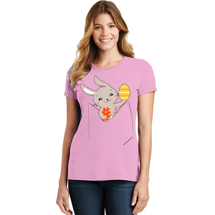 Pocket Easter Bunny Women's T-Shirt