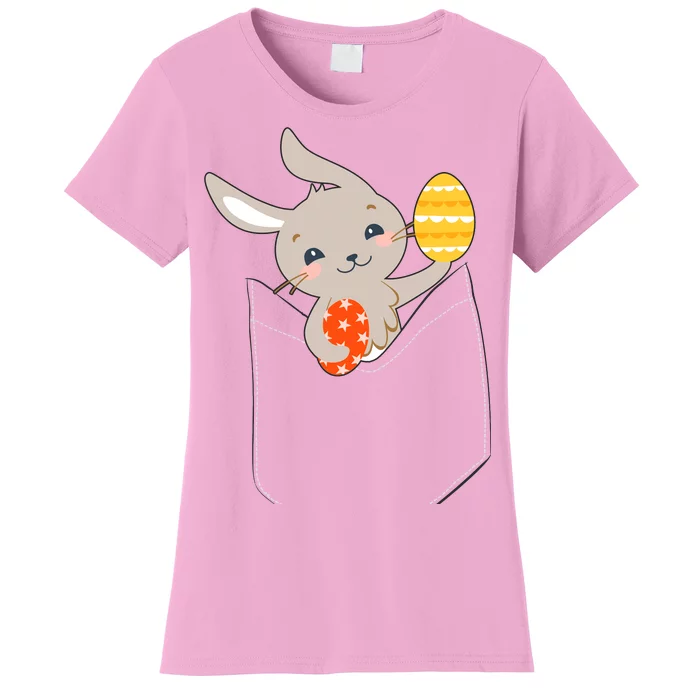 Pocket Easter Bunny Women's T-Shirt