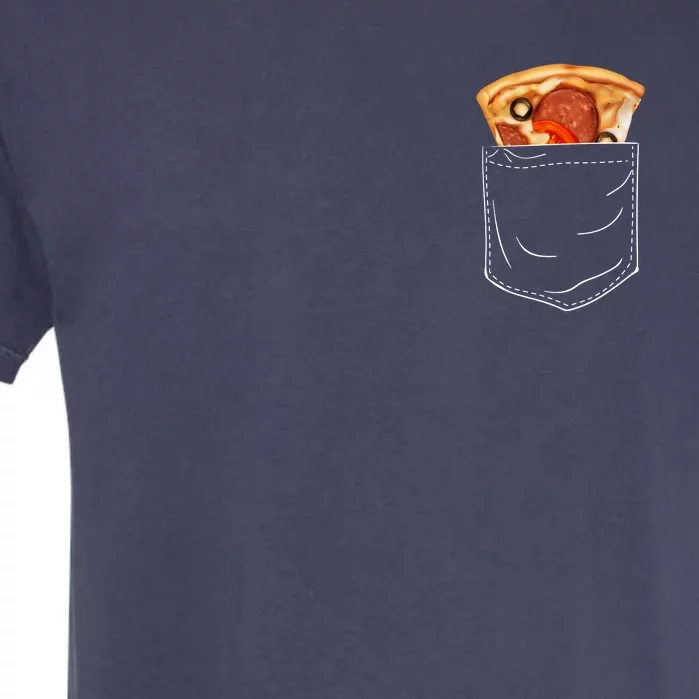 Pocket Pizza Slice Garment-Dyed Heavyweight T-Shirt