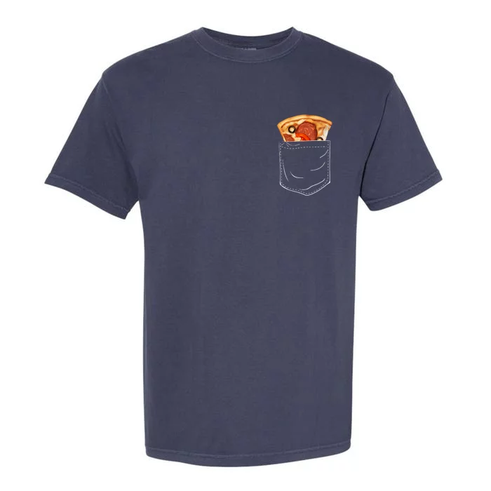 Pocket Pizza Slice Garment-Dyed Heavyweight T-Shirt