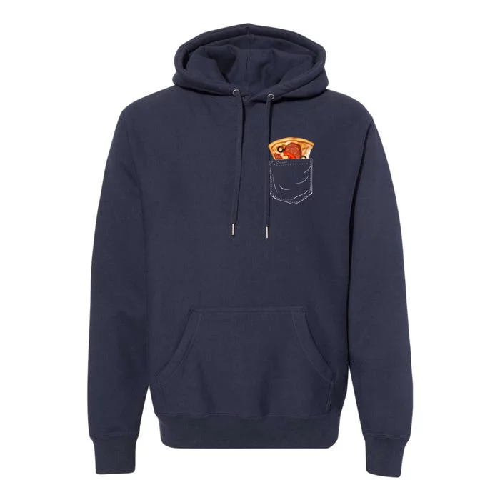 Pocket Pizza Slice Premium Hoodie