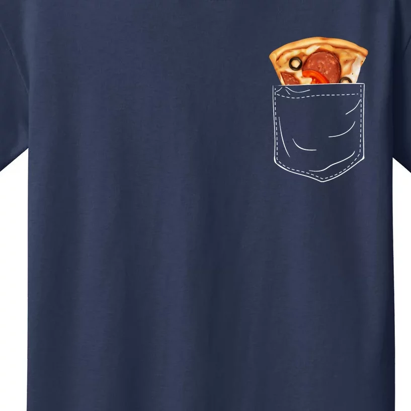 Pocket Pizza Slice Kids T-Shirt