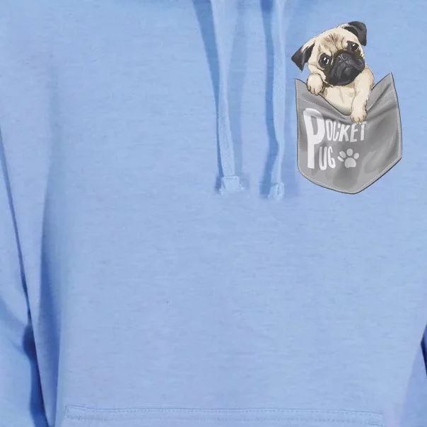 Pocket Pug Cute Unisex Surf Hoodie