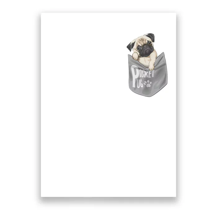 Pocket Pug Cute Poster