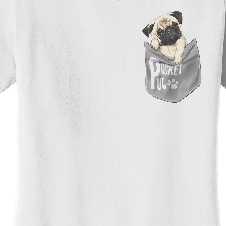 Pocket Pug Cute Women's T-Shirt