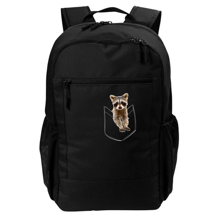 Pocket Raccoon Funny Daily Commute Backpack