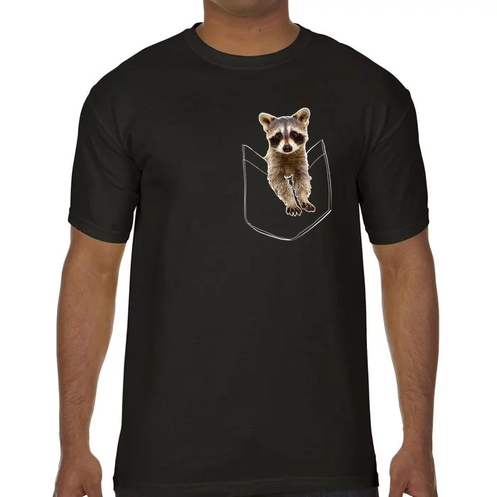 Pocket Raccoon Funny Comfort Colors T-Shirt