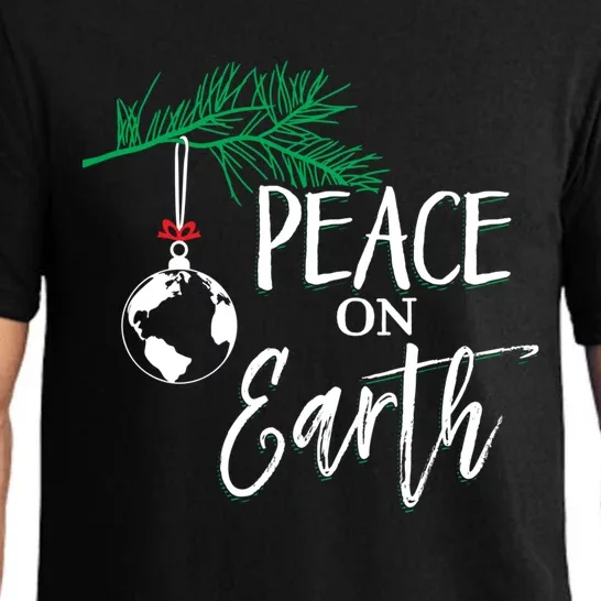 Peace On Earth Peaceful Christian Christmas Gift Pajama Set