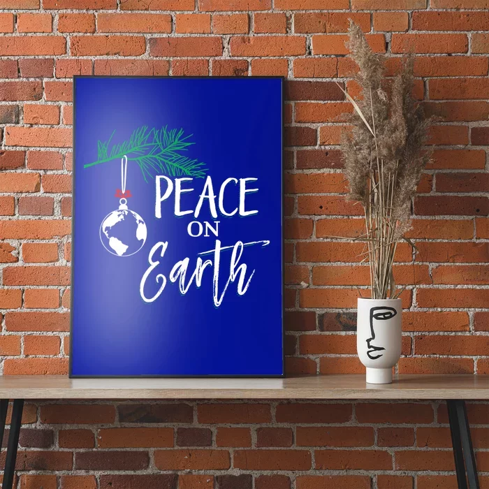 Peace On Earth Peaceful Christian Christmas Gift Poster