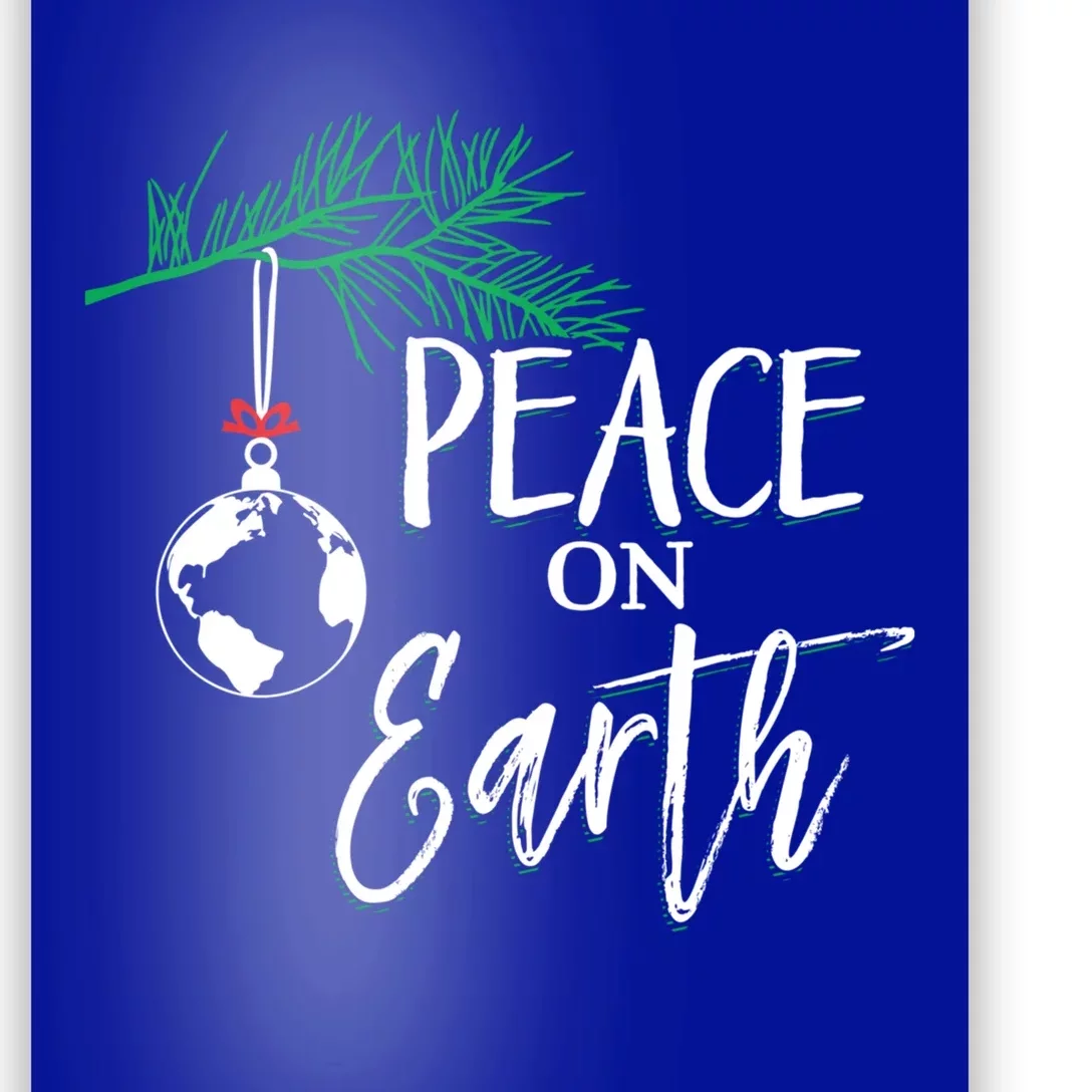 Peace On Earth Peaceful Christian Christmas Gift Poster