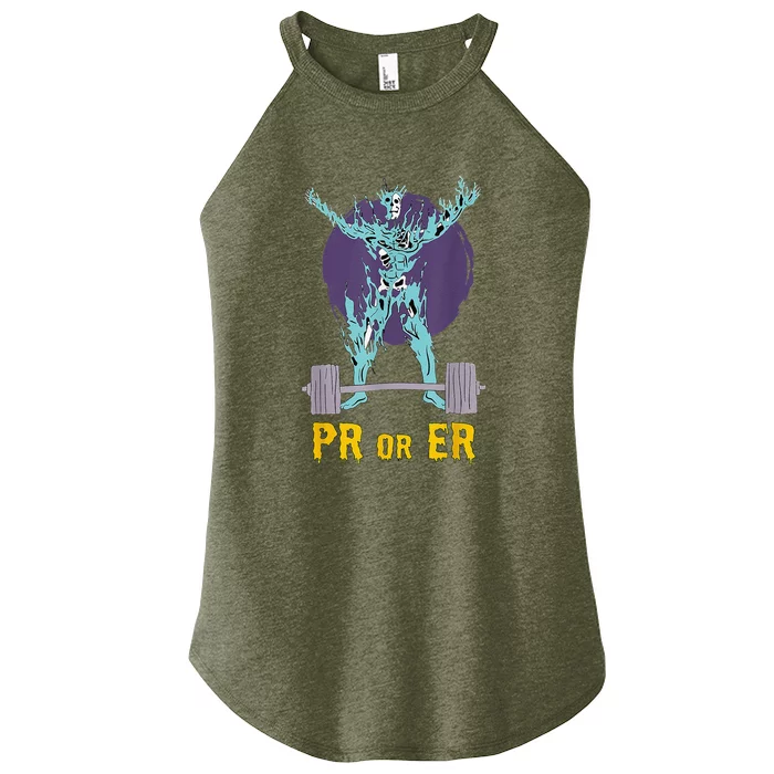 PR Or ER Workout Bodybuilding Gym Weightlifting Women’s Perfect Tri Rocker Tank