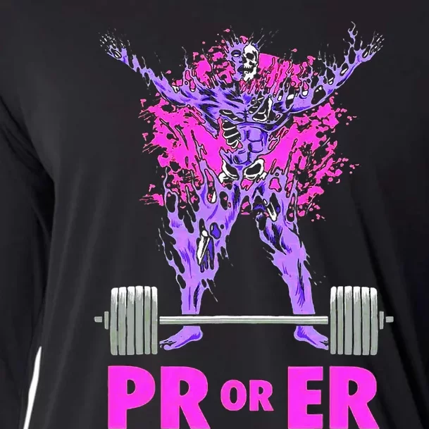 Pr Or Er Weightlifting Bodybuilding Fitness Gym Workout Cooling Performance Long Sleeve Crew