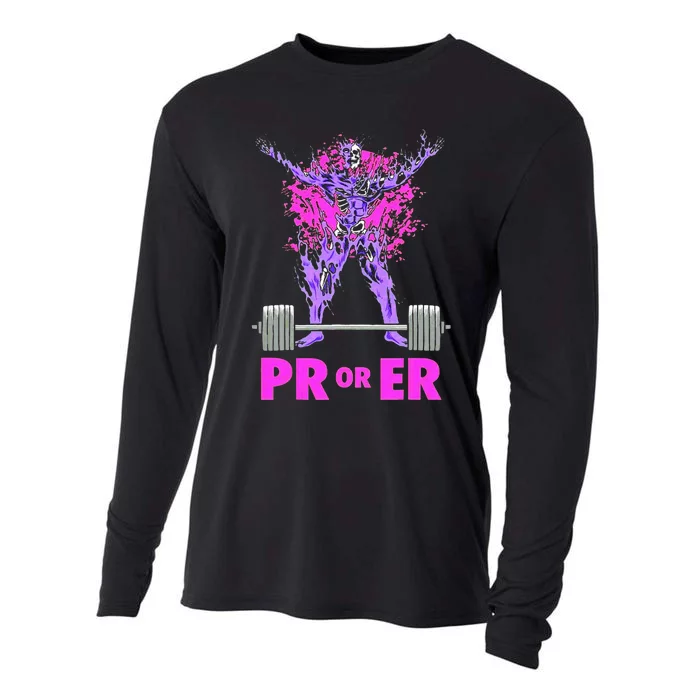 Pr Or Er Weightlifting Bodybuilding Fitness Gym Workout Cooling Performance Long Sleeve Crew