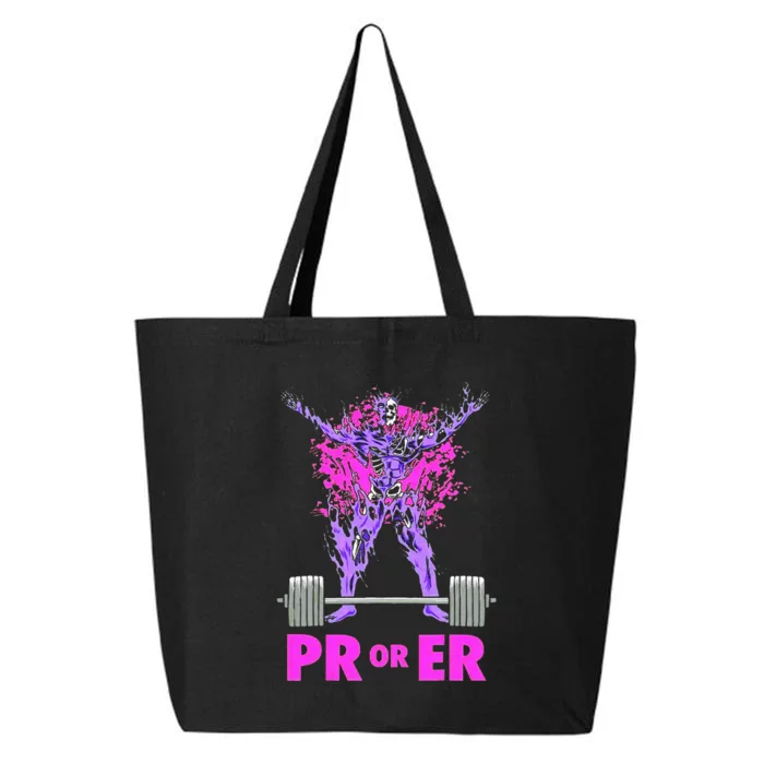 Pr Or Er Weightlifting Bodybuilding Fitness Gym Workout 25L Jumbo Tote