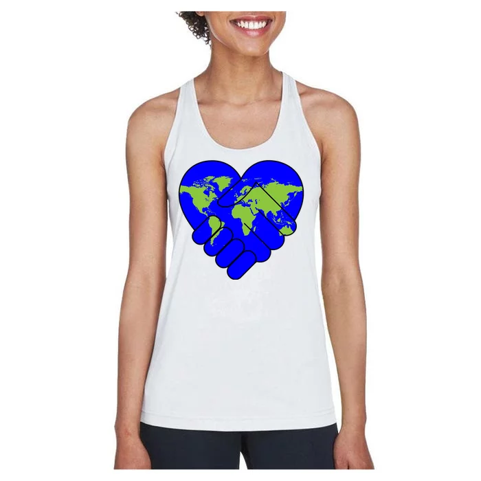 Peace On Earth Women's Racerback Tank