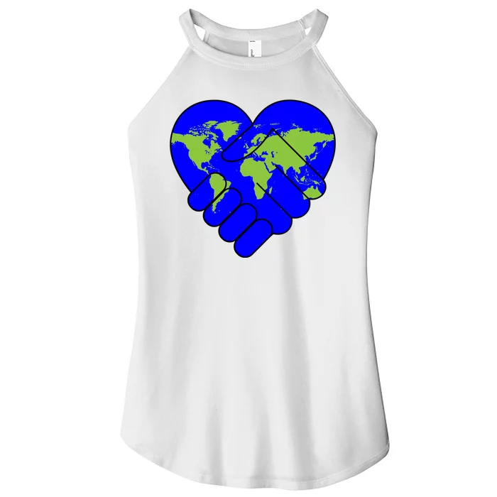 Peace On Earth Women’s Perfect Tri Rocker Tank