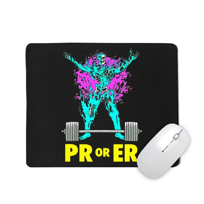 Pr Or Er Weightlifting Bodybuilding Workout Musclebuilding Mousepad