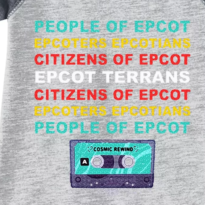 People Of Epcot Epcoters Epcotians Citizens Of Epcot Infant Baby Jersey Bodysuit