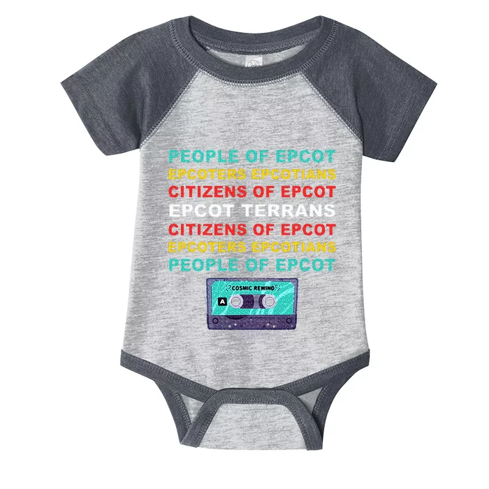 People Of Epcot Epcoters Epcotians Citizens Of Epcot Infant Baby Jersey Bodysuit