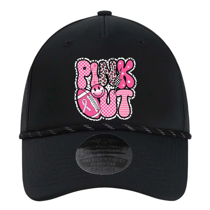 P.Ink Out Football Team Breast Cancer Awareness Month Gift Performance The Dyno Cap