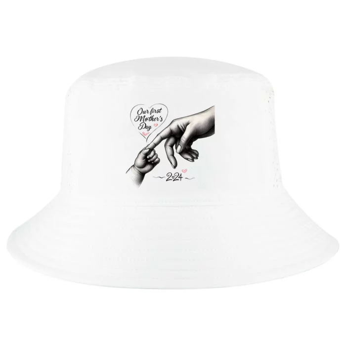 Personalized Our First MotherS Day Together Happy For Mom Cool Comfort Performance Bucket Hat