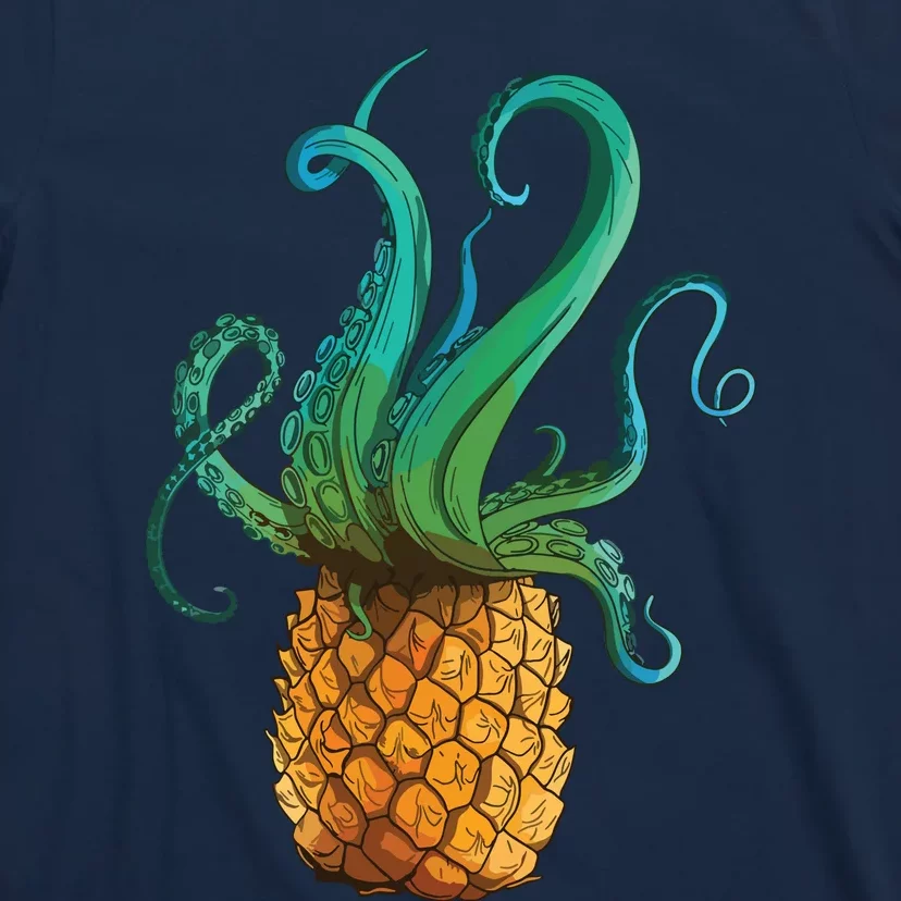 Pineapple Octopus Funny Summer Tee Gift T-Shirt