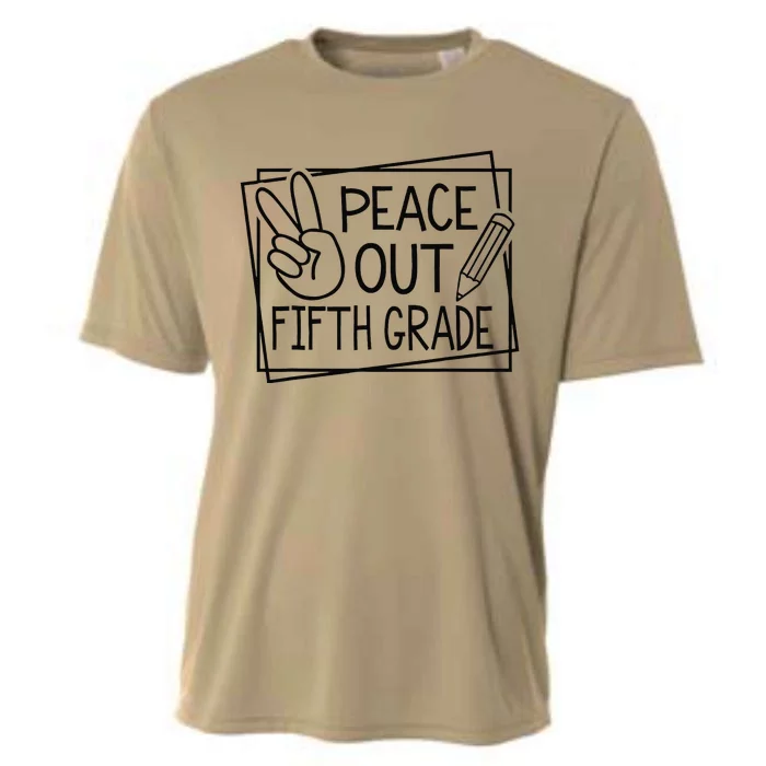 Peace Out Fifth Grade Last Day Of School Summer Break Cooling Performance Crew T-Shirt