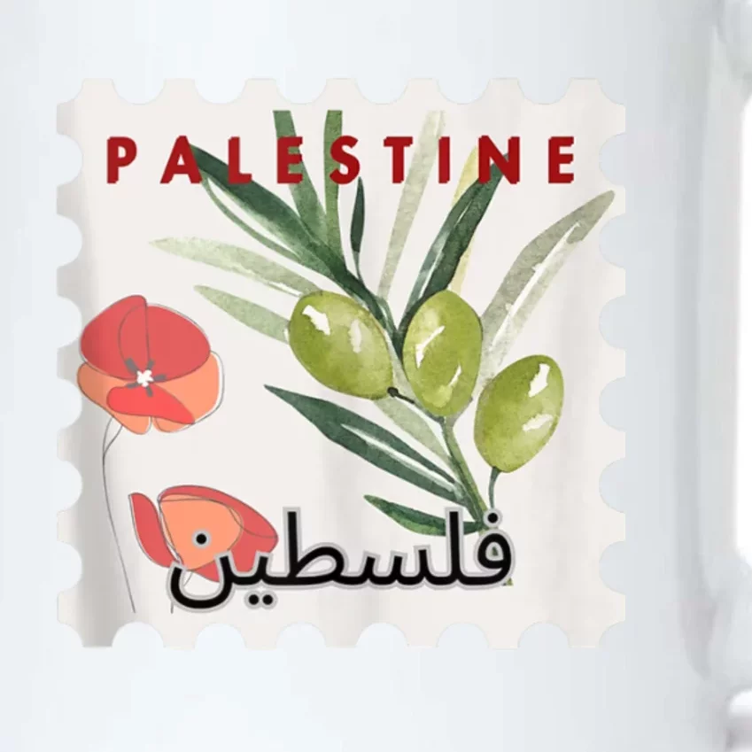 Palestine Olive Free Palestine Gaza Black Color Changing Mug