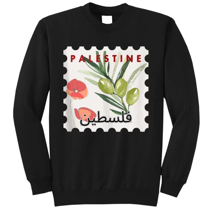 Palestine Olive Free Palestine Gaza Tall Sweatshirt