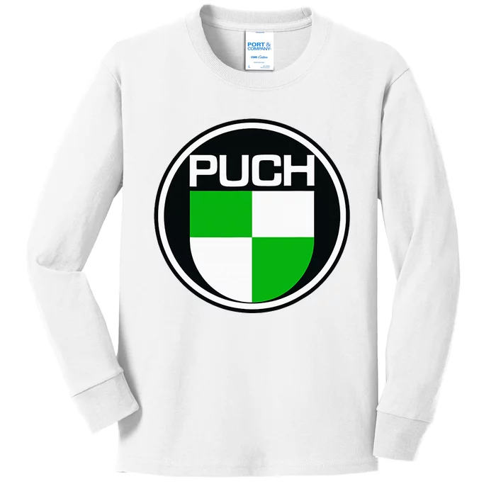 Puch Oldtimer Fans Kids Long Sleeve Shirt