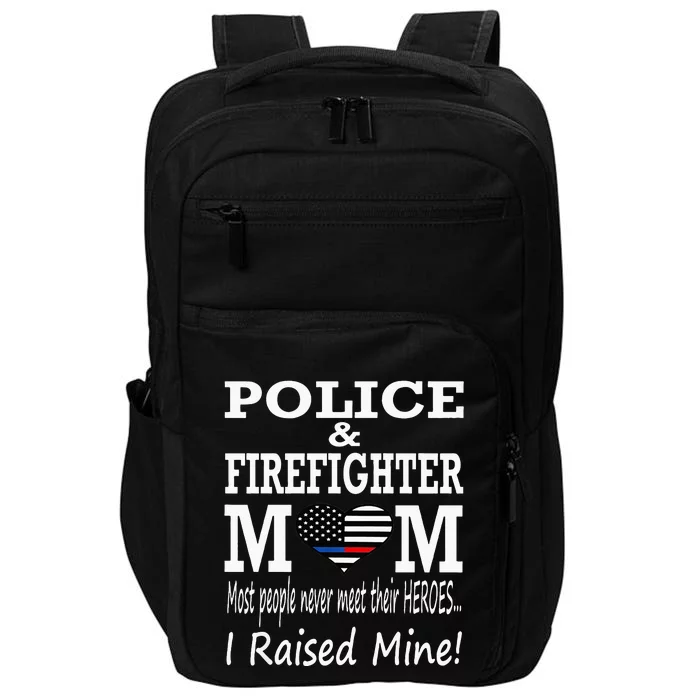 Police Officer Firefighter Fireman Mom Mother Impact Tech Backpack