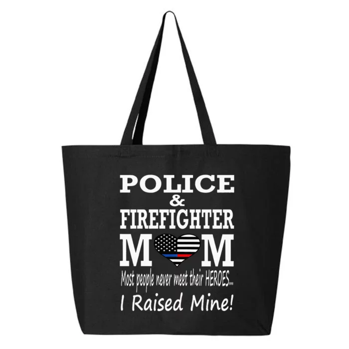 Police Officer Firefighter Fireman Mom Mother 25L Jumbo Tote