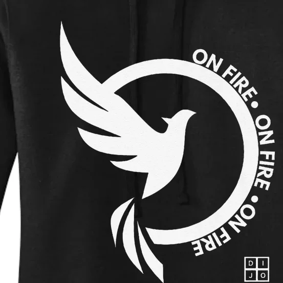 Phoenix On Fire Women's Pullover Hoodie