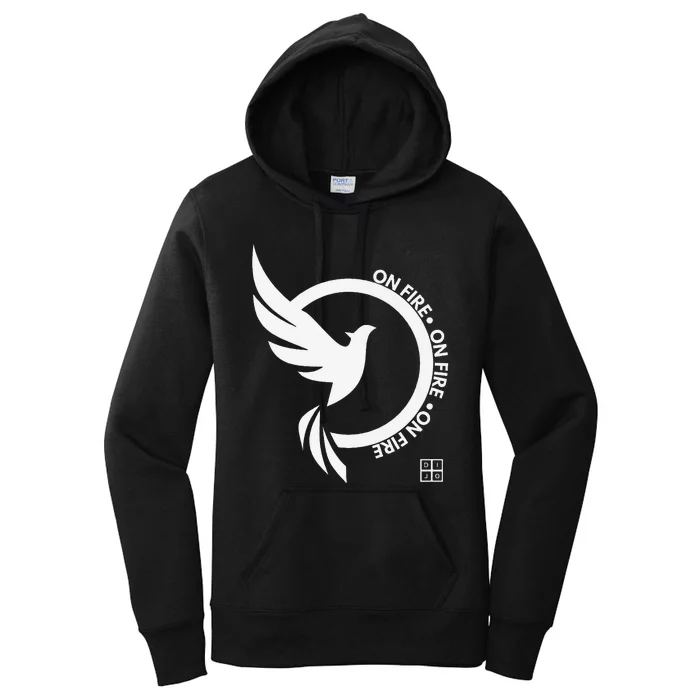 Phoenix On Fire Women's Pullover Hoodie