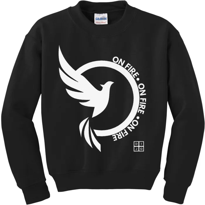 Phoenix On Fire Kids Sweatshirt