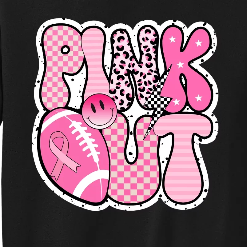 Pink Out Football Team Breast Cancer Awareness Sweatshirt